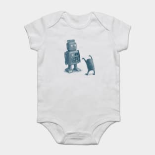 Robot vs Alien Baby Bodysuit